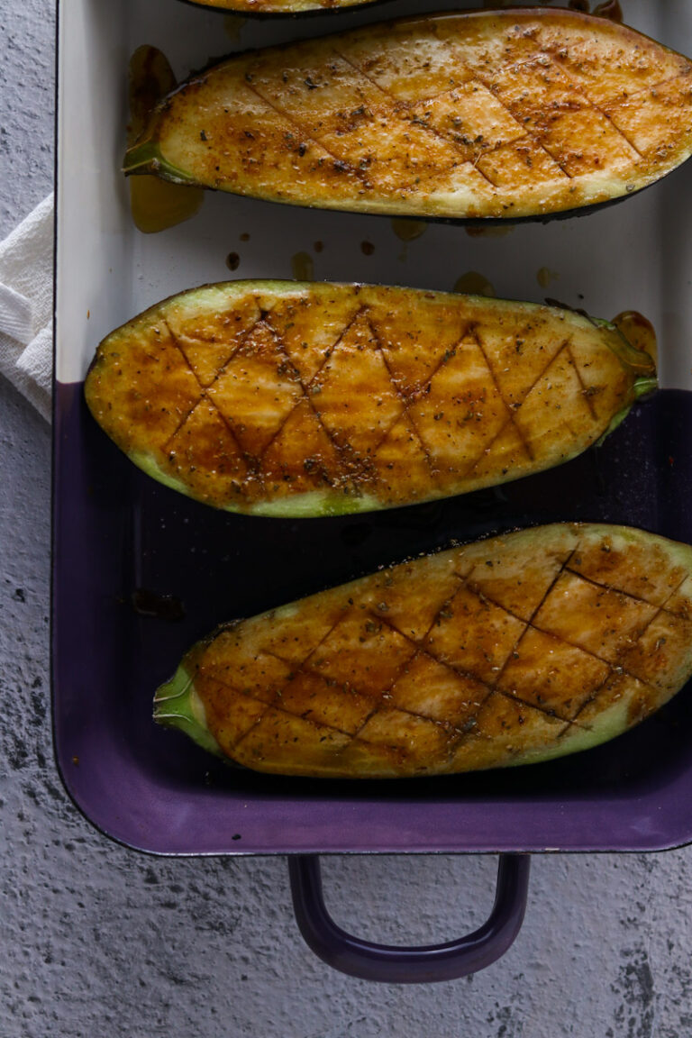 How to make Roasted Eggplant with Lentils Days of Jay