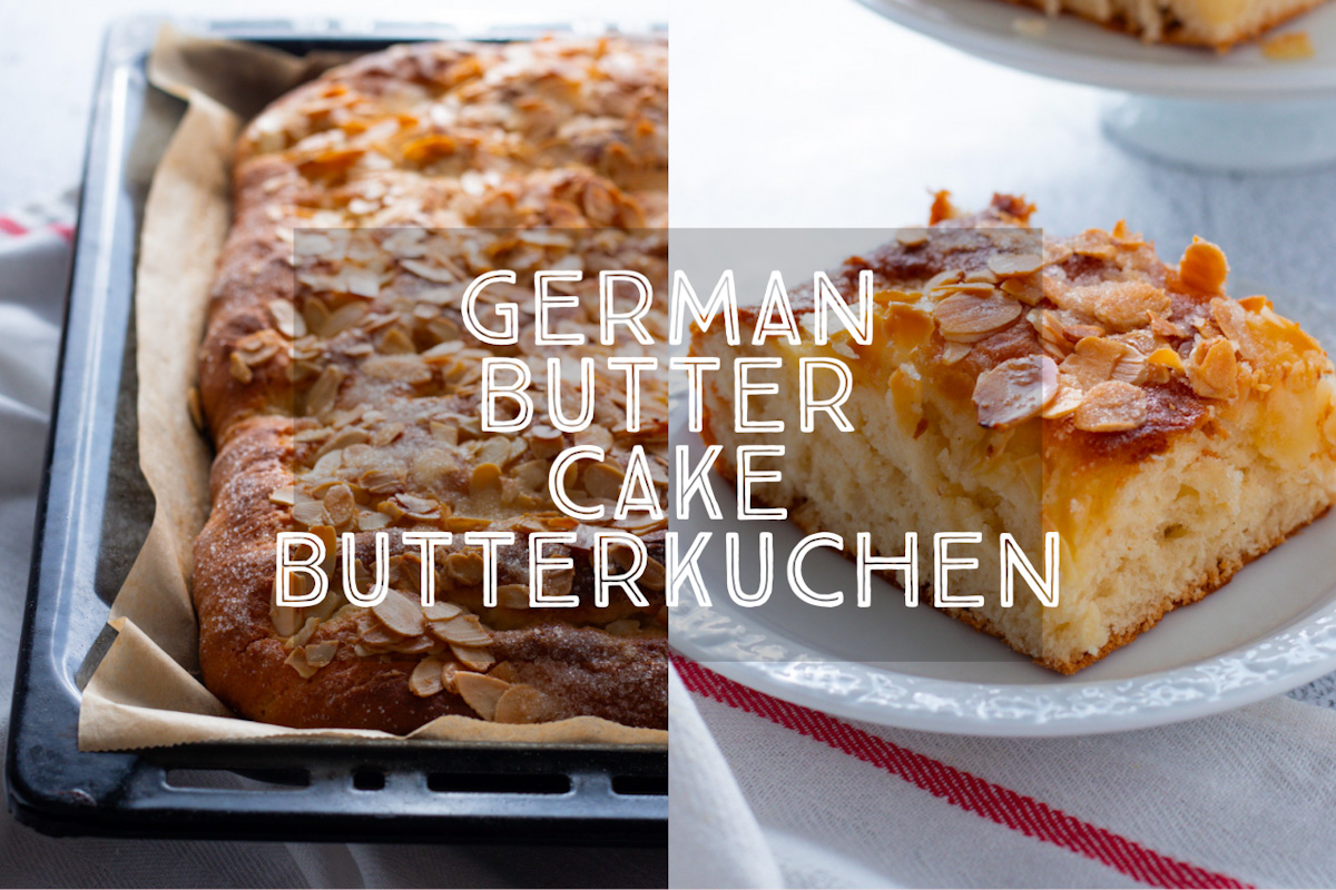 German Butter Cake or Butterkuchen Title Card