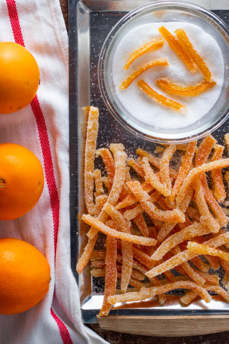 Candied Orange Peel, Recipe