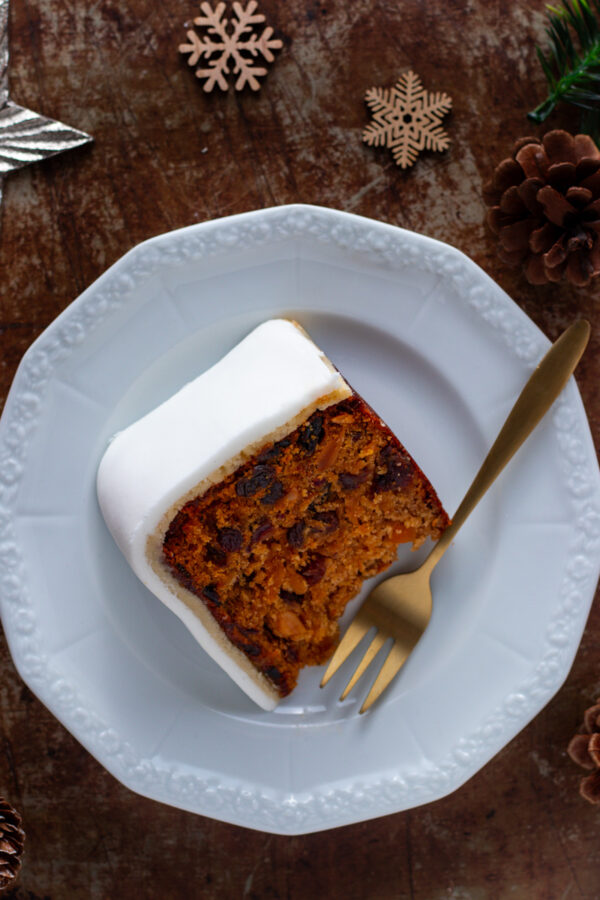 Classic British Christmas Cake - Days of Jay