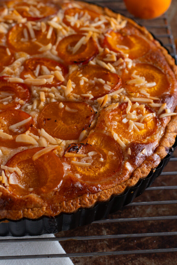 Baked Apricot Tart.