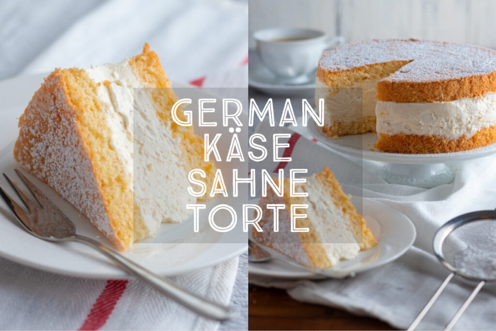 Käse-Sahne Torte  (German Cream Cake)