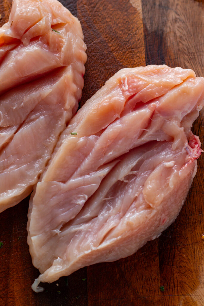 Sliced Chicken Breasts.