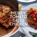 Herby Tomato Salsa Chicken Title Card.