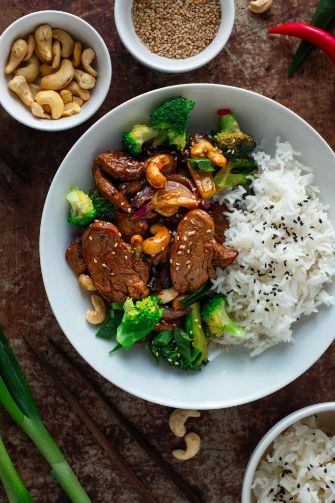 Easy Pork Stir Fry Recipe Title Card